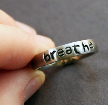 Stainless Steel Breathe Ring-Your Soul Place